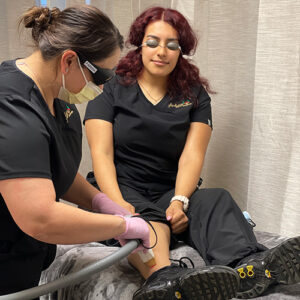 Laser Hair Removal Student training