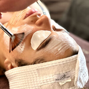 The Ultimate Facial client treatment