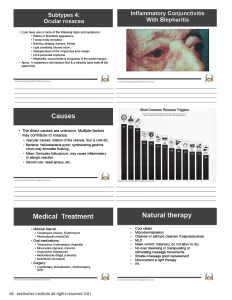 rosacea examples workbook page