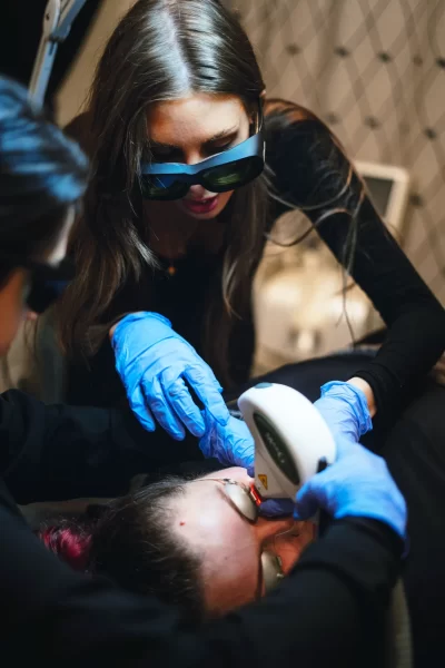 Advanced instructor with laser
